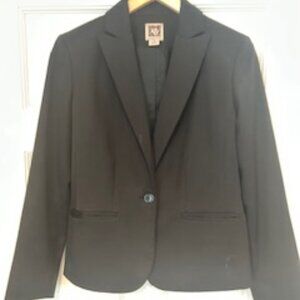 Anne Klein Black Blazer Size 4